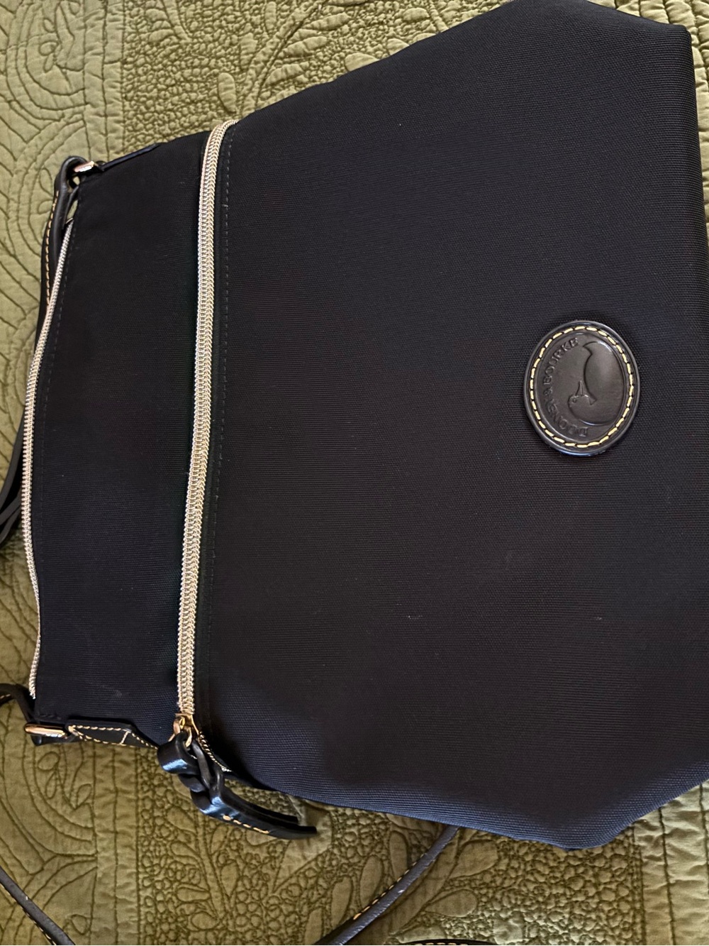 Dooney and Bourke Black Crossbody Bag Nylon